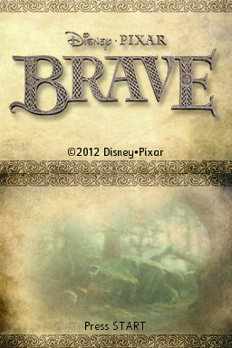 Brave The Video Game Title Screen
